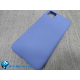 Чехол силиконовый Huawei Honor 9S Silicone Case New Era голубой