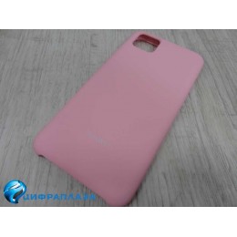 Чехол силиконовый Huawei Honor 9S Silicone Case Soft Touch розовый*