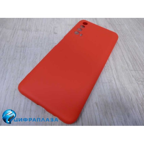 Чехол силиконовый Huawei P Smart 2021/Y7a Silicone Case New Era красный