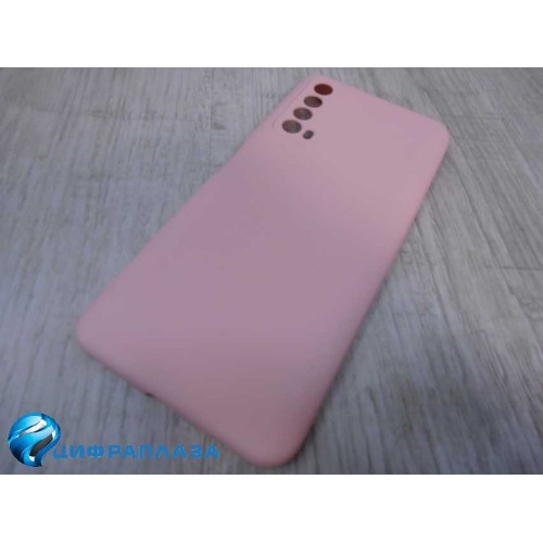 Чехол силиконовый Huawei P Smart 2021/Y7a Silicone Case New Era светло-розовый