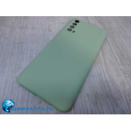 Чехол силиконовый Huawei P Smart 2021/Y7a Silicone Case New Era зеленый