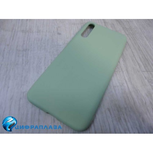 Чехол силиконовый Huawei Y8P/P Smart S Silicone Case New Era зеленый