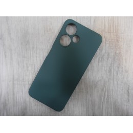 Чехол силиконовый Infinix HOT 30 Play Silicone Cover Nano темно-зеленый