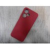 Чехол силиконовый Infinix HOT 30 Play Silicone Cover Nano вишневый