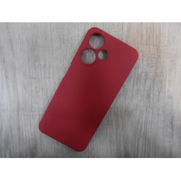 Чехол силиконовый Infinix HOT 30 Play Silicone Cover Nano вишневый