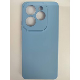 Чехол силиконовый Infinix Hot 40/Hot 40 Pro Silicone Cover Nano голубой