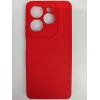 Чехол силиконовый Infinix Hot 40/Hot 40 Pro Silicone Cover Nano красный