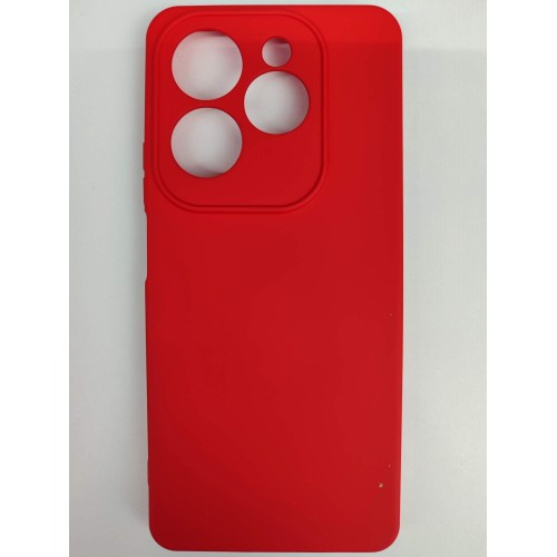 Чехол силиконовый Infinix Hot 40/Hot 40 Pro Silicone Cover Nano красный