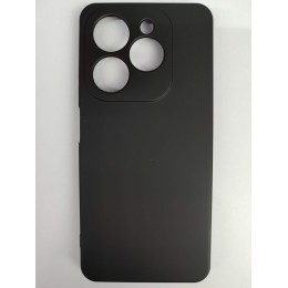 Чехол силиконовый Infinix HOT 40i Silicone Cover без лого черный