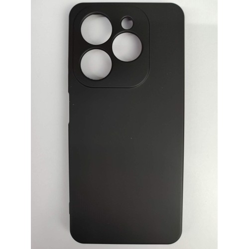 Чехол силиконовый Infinix HOT 40i Silicone Cover без лого черный