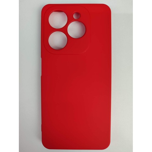 Чехол силиконовый Infinix HOT 40i Silicone Cover Nano 2mm красный