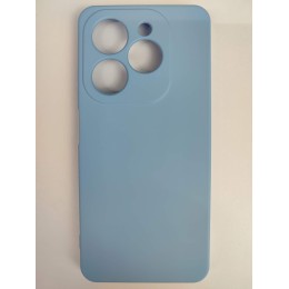 Чехол силиконовый Infinix HOT 40i Silicone Cover Nano голубой