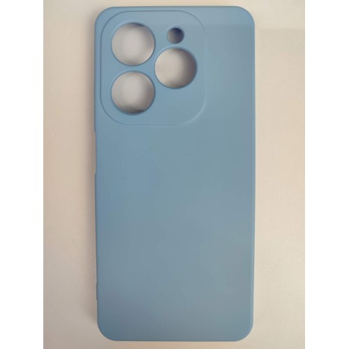 Чехол силиконовый Infinix HOT 40i Silicone Cover Nano голубой