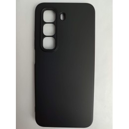 Чехол силиконовый Infinix Hot 50 5G Silicone Cover без лого черный