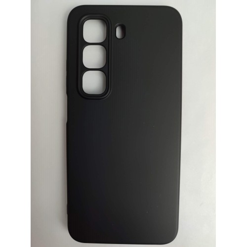 Чехол силиконовый Infinix Hot 50 5G Silicone Cover без лого черный