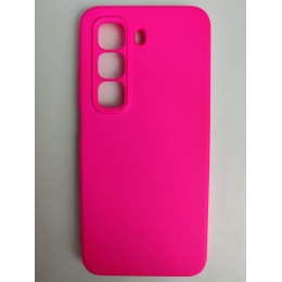 Чехол силиконовый Infinix Hot 50 5G Silicone Cover Nano 2mm фуксия