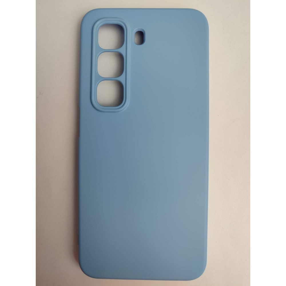 Чехол силиконовый Infinix Hot 50 5G Silicone Cover Nano голубой