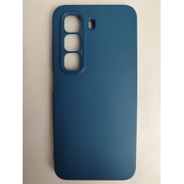 Чехол силиконовый Infinix Hot 50 5G Silicone Cover Nano темно-синий