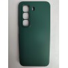 Чехол силиконовый Infinix Hot 50 5G Silicone Cover Nano темно-зеленый
