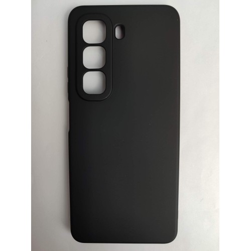 Чехол силиконовый Infinix Hot 50 Silicone Case без лого черный