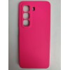 Чехол силиконовый Infinix Hot 50 Silicone Case без лого фуксия