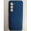Чехол силиконовый Infinix Hot 50 Silicone Case без лого темно-синий