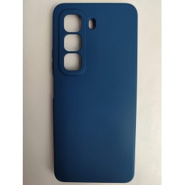 Чехол силиконовый Infinix Hot 50 Silicone Case без лого темно-синий