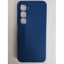 Чехол силиконовый Infinix Hot 60/60i Silicone Cover без лого синий