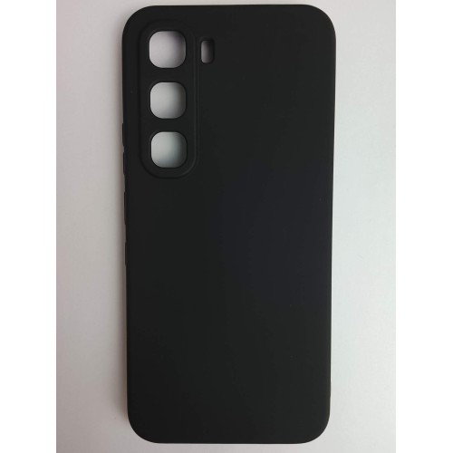 Чехол силиконовый Infinix Hot 60 Pro Silicone Cover без лого черный