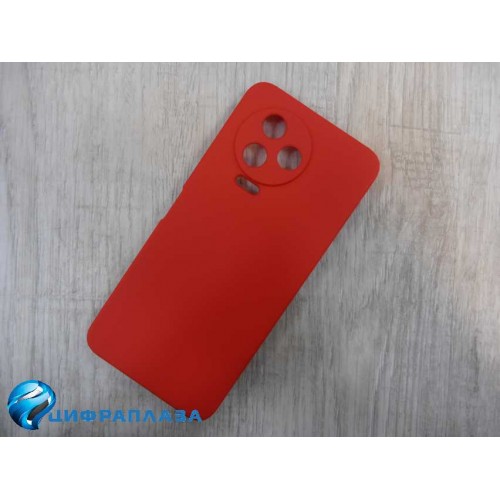 Чехол силиконовый Infinix Note 12 Pro/Note 12 2023 Silicone Cover Nano 2mm красный