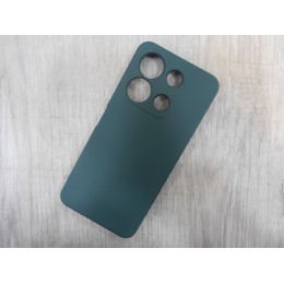 Чехол силиконовый Infinix Note 30i Silicone Cover Nano темно-зеленый