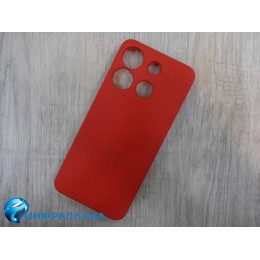 Чехол силиконовый Infinix Smart 7 Plus Silicone Cover Nano 2mm красный