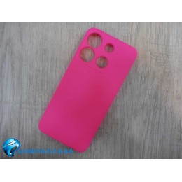 Чехол силиконовый Infinix Smart 7 Plus Silicone Cover Nano фуксия