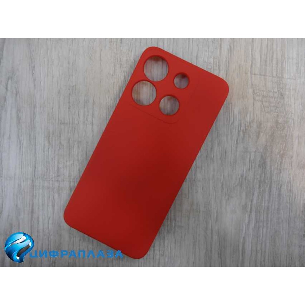 Чехол силиконовый Infinix Smart 7 Plus Silicone Cover Nano красный