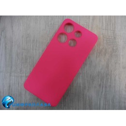 Чехол силиконовый Infinix Smart 7 Silicone Cover Nano фуксия
