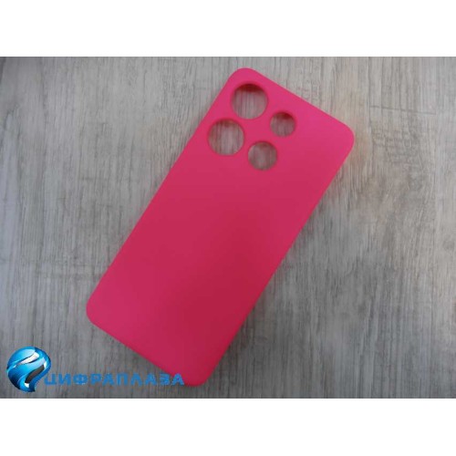 Чехол силиконовый Infinix Smart 7 Silicone Cover Nano фуксия