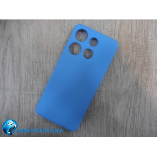 Чехол силиконовый Infinix Smart 7 Silicone Cover Nano лазурный