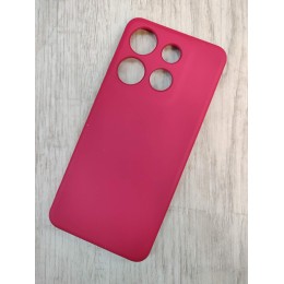 Чехол силиконовый Infinix Smart 7 Silicone Cover Nano вишневый