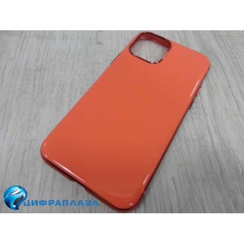 Чехол силиконовый iPhone 11 Pro Fashion Case глянец оранжевый