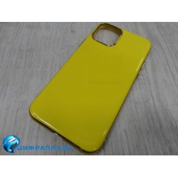 Чехол силиконовый iPhone 11 Pro Fashion Case глянец желтый