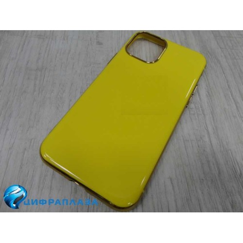 Чехол силиконовый iPhone 11 Pro Fashion Case глянец желтый