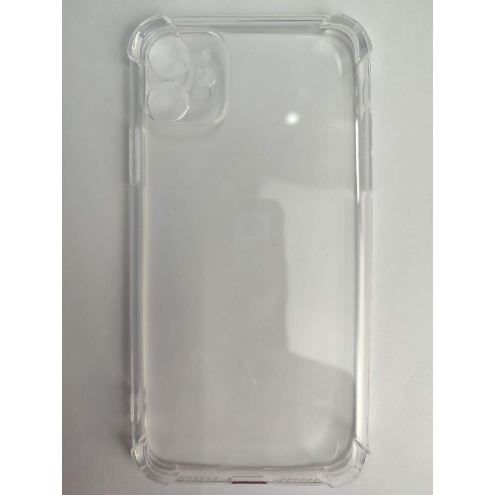 Чехол силиконовый iPhone 11 противоударный прозрачный