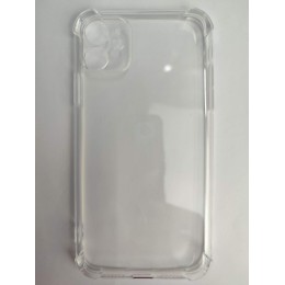 Чехол силиконовый iPhone 11 противоударный прозрачный