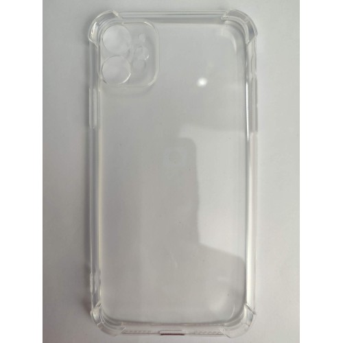 Чехол силиконовый iPhone 11 противоударный прозрачный