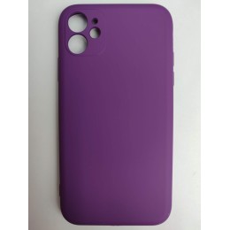 Чехол силиконовый iPhone 11 Silicone Cover Nano 2mm фиолетовый