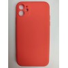 Чехол силиконовый iPhone 11 Silicone Cover Nano 2mm оранжевый