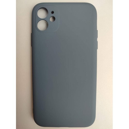 Чехол силиконовый iPhone 11 Silicone Cover Nano 2mm серый