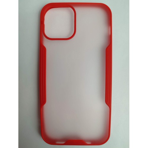 Чехол силиконовый iPhone 12/12 Pro Limpid Case красный