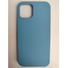 Чехол силиконовый iPhone 12/12 Pro Silicone Case без логотипа (024) синий