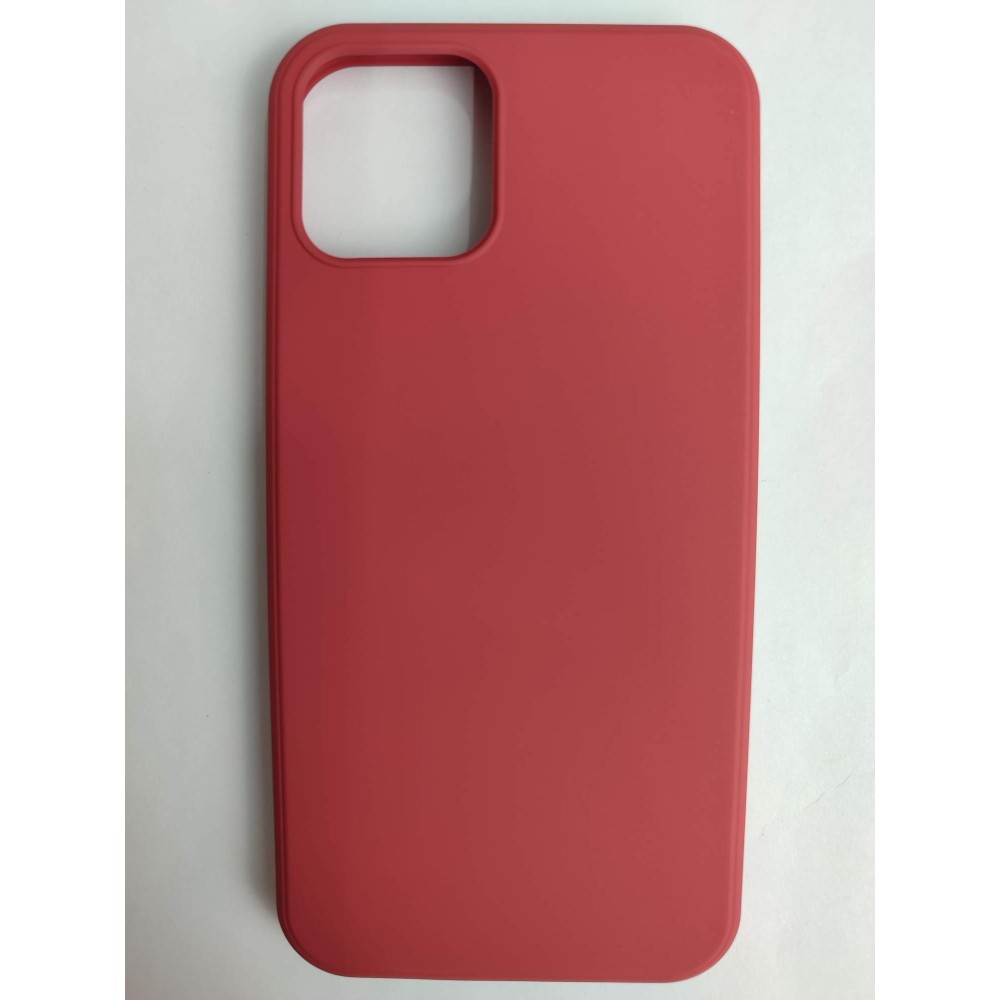Чехол силиконовый iPhone 12/12 Pro Silicone Case New Era малиновый